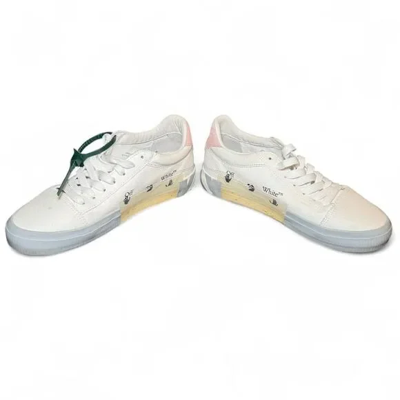 Off-White Vulcanized Low Top Sneakers White Pink Arrow Size 41 – Virgil Abloh - Picture 8 of 8